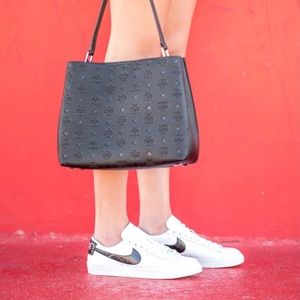 MCM Sara Leather Convertible Hobo